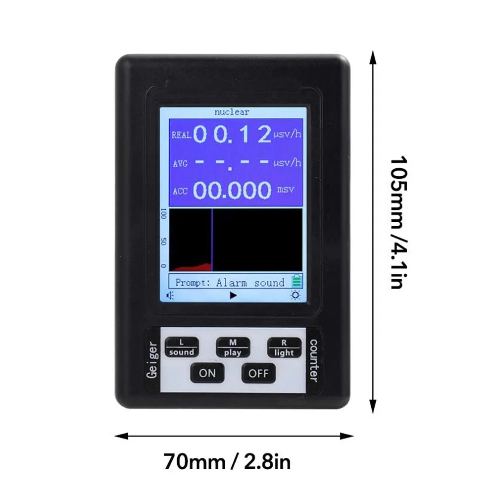 Nuclear Radiation Detector BR-9B Handheld Portable Digital Radioactive Detector For Environmental Test Radiology Protection
Nuclear Radiation Detector BR-9B Handheld Portable Digital Radioactive Detector For Environmental Test Radiology Protection