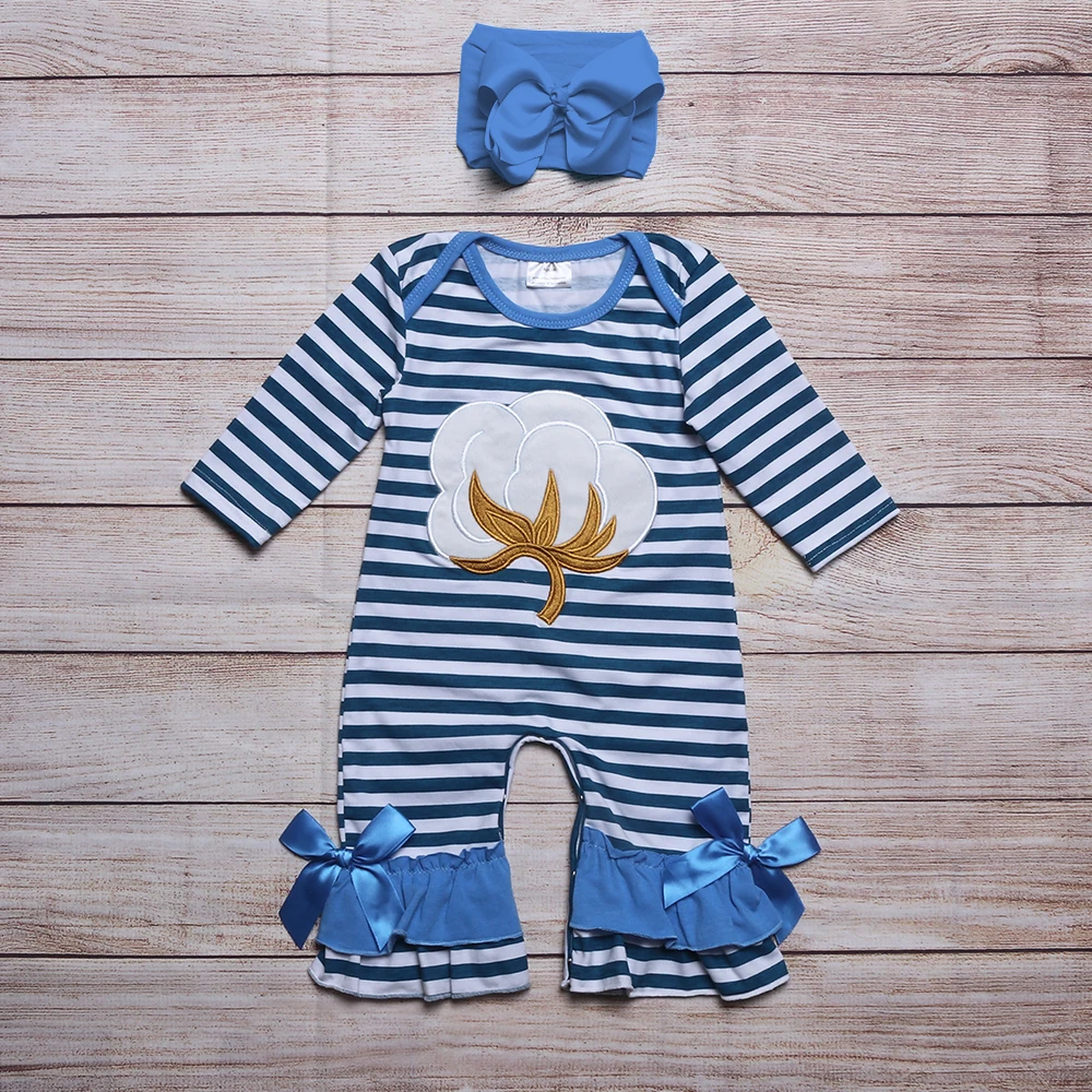 (Embroidery Is A Bit Stained)Ffashionable Cotton Baby Girl Romper Blue And White Stripes Cotton Embroidered Children'S Clothing
(Embroidery Is A Bit Stained)Ffashionable Cotton Baby Girl Romper Blue And White Stripes Cotton Embroidered Children'S Clothing
