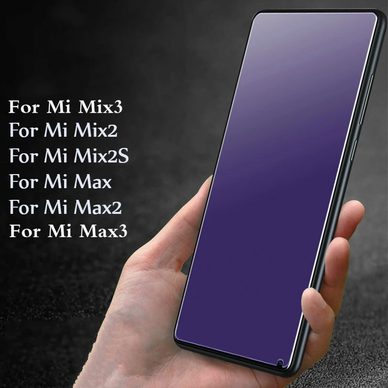 Матовое стекло для Xiaomi Mi Max 2 3 Mix 2S защитная пленка экрана закаленное Anti blue Mix2