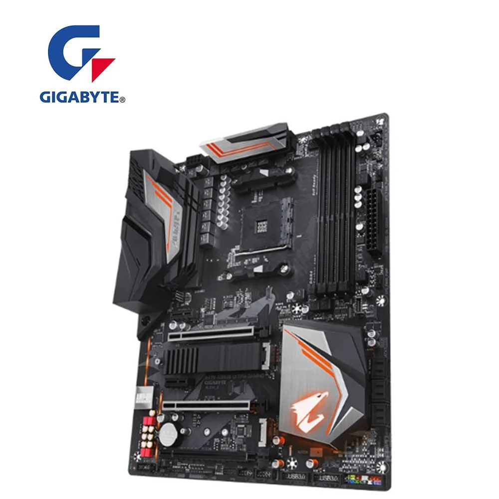 Используется для GIGABYTE GA X470 AORUS ULTRA игровая материнская плата разъем AM4 DDR4 AMD PCI E 3 0