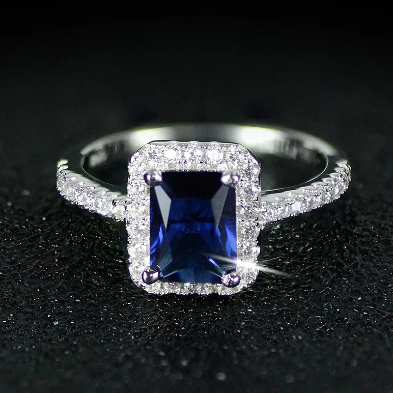 Fashion 925 sterling Silver Engagement wedding Rings for Women blue finger drop shipping wholesale christmas gift jewelry R1997B
Fashion 925 sterling Silver Engagement wedding Rings for Women blue finger drop shipping wholesale christmas gift jewelry R1997B
