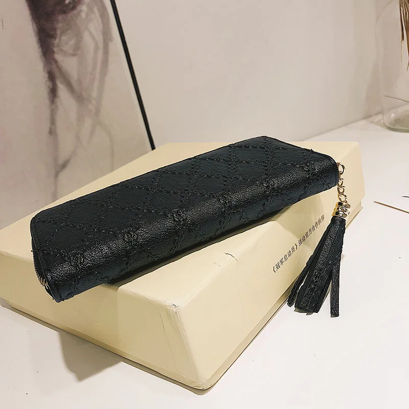 Women's Wallet Linggla Chain Clutch Multi-card Mobile Purse Women Card Holder Slim Luxury Designer Wallets Famous Brand 2018 | Багаж и