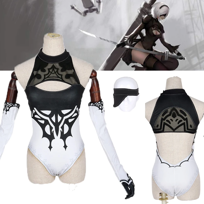Game NieR Automata Figure 2B Fanart Sexy Lycra Bikini Swimsuit New Fashion Cosplay Costume Halloween Bikini Gloves
Game NieR Automata Figure 2B Fanart Sexy Lycra Bikini Swimsuit New Fashion Cosplay Costume Halloween Bikini Gloves
