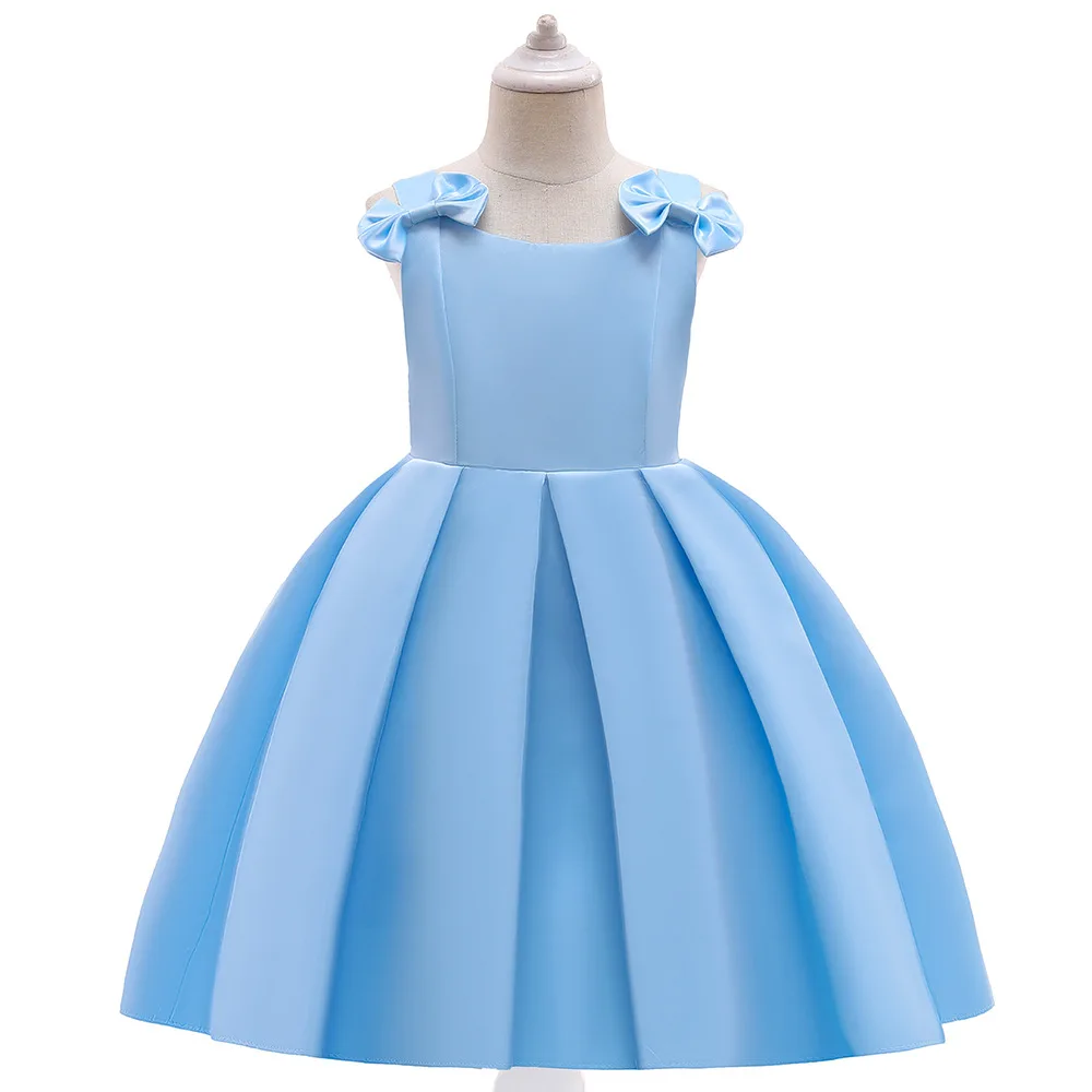 Girls Clothes Kids Children's Dresses Flowers Girls Wedding Party Costume Satin Blue Puffy Girls Short 4 to 10 Years
Girls Clothes Kids Children's Dresses Flowers Girls Wedding Party Costume Satin Blue Puffy Girls Short 4 to 10 Years