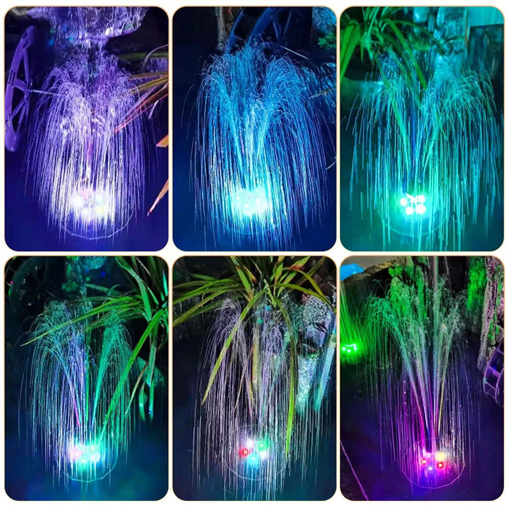 3.8W Solar Fountain with Lights Color Changing Fountains Pump 6 Nozzles for Bird Bath Pond Pool Fish Tank
3.8W Solar Fountain with Lights Color Changing Fountains Pump 6 Nozzles for Bird Bath Pond Pool Fish Tank