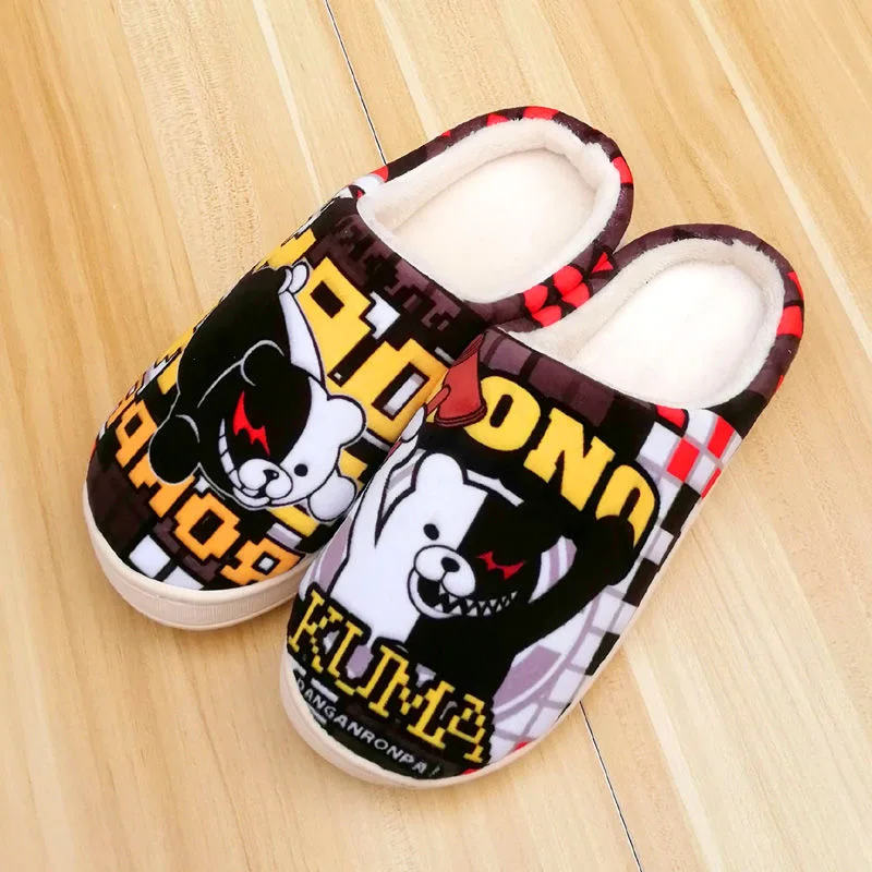 Anime monokuma Slippers men Kawaii Japanese Slippers women Cartoon Goku unisex Plush Warm Home lovers Cotton Large size shoes
Anime monokuma Slippers men Kawaii Japanese Slippers women Cartoon Goku unisex Plush Warm Home lovers Cotton Large size shoes