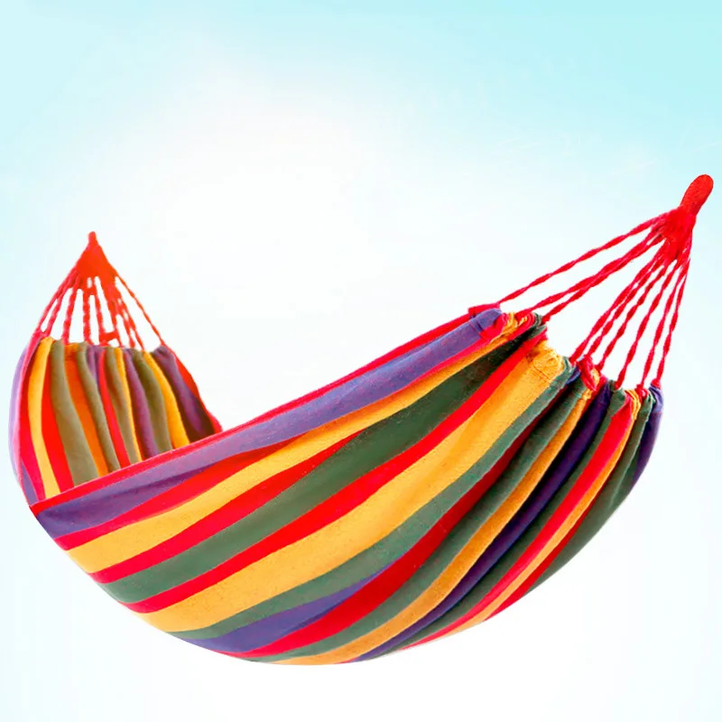 BSWOLF Camping Hammock Portable Hammock Outdoor Hammock Travel Camping Swing Canvas Stripe Hang Bed Hammock Single People
BSWOLF Camping Hammock Portable Hammock Outdoor Hammock Travel Camping Swing Canvas Stripe Hang Bed Hammock Single People