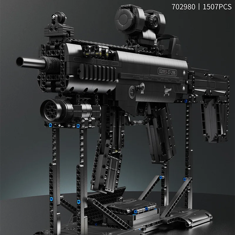 China Modern military gun Technical building block weapon CS/LS7 submachine gun bricks assemble toys with shotting for gifts
China Modern military gun Technical building block weapon CS/LS7 submachine gun bricks assemble toys with shotting for gifts