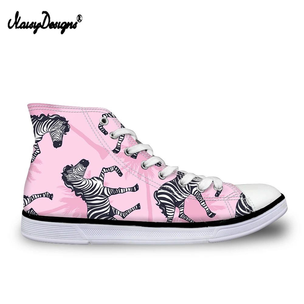 Noisydesigns Zebra Printed Women High Top Canvas Shoes Flats Casual Women Vulcanized Shoes Personalized Lady Canvas Shoes Custom
Noisydesigns Zebra Printed Women High Top Canvas Shoes Flats Casual Women Vulcanized Shoes Personalized Lady Canvas Shoes Custom