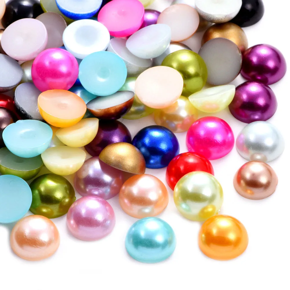 2mm-12mm Colorful ABS Imitation Pearls Half Round Flatback Resin Pearl Loose Rhinestone Beads Jewelry Nail Art Crafts Decoration
2mm-12mm Colorful ABS Imitation Pearls Half Round Flatback Resin Pearl Loose Rhinestone Beads Jewelry Nail Art Crafts Decoration