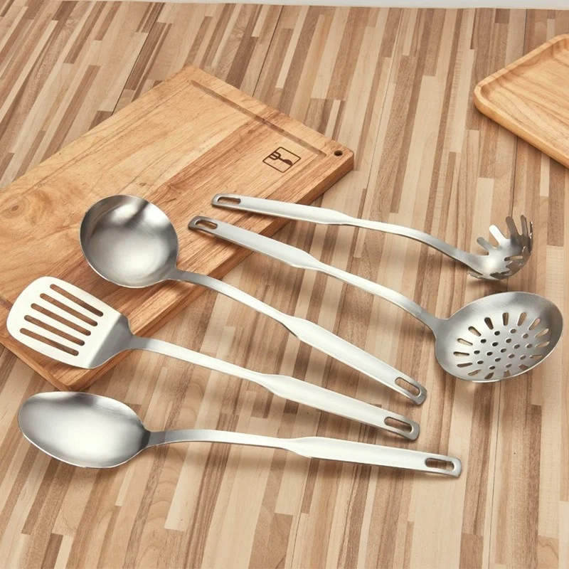 6Pcs Nordic Kitchenware Cooking Shovel Set Sanding Titanium Plated Stainless Steel Spoon Plated Stainless Steel Kitchen Tools
6Pcs Nordic Kitchenware Cooking Shovel Set Sanding Titanium Plated Stainless Steel Spoon Plated Stainless Steel Kitchen Tools