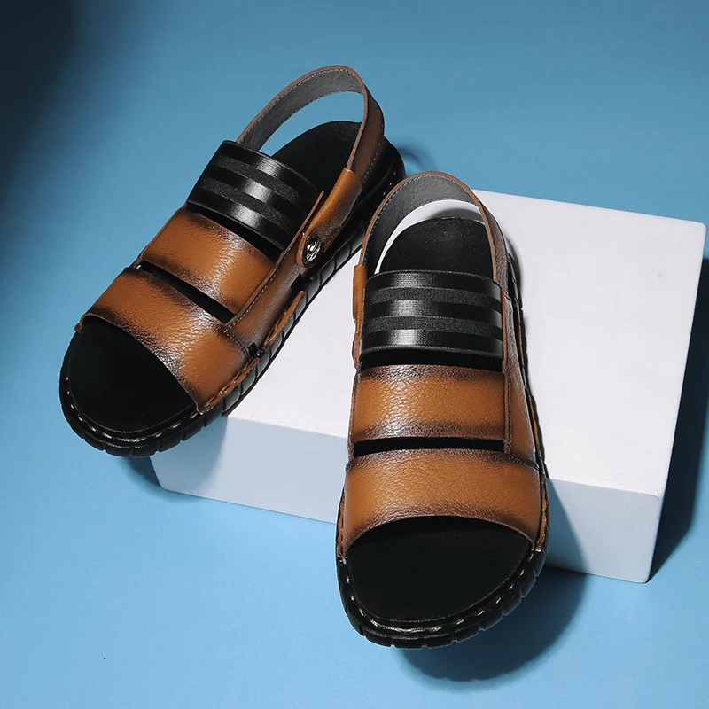 Mens Slip On Sandals Men Sandals In Men's Shoes Slippers Summer Leather Mens Footwear Gladiator For Sandalhas Masculina
Mens Slip On Sandals Men Sandals In Men's Shoes Slippers Summer Leather Mens Footwear Gladiator For Sandalhas Masculina