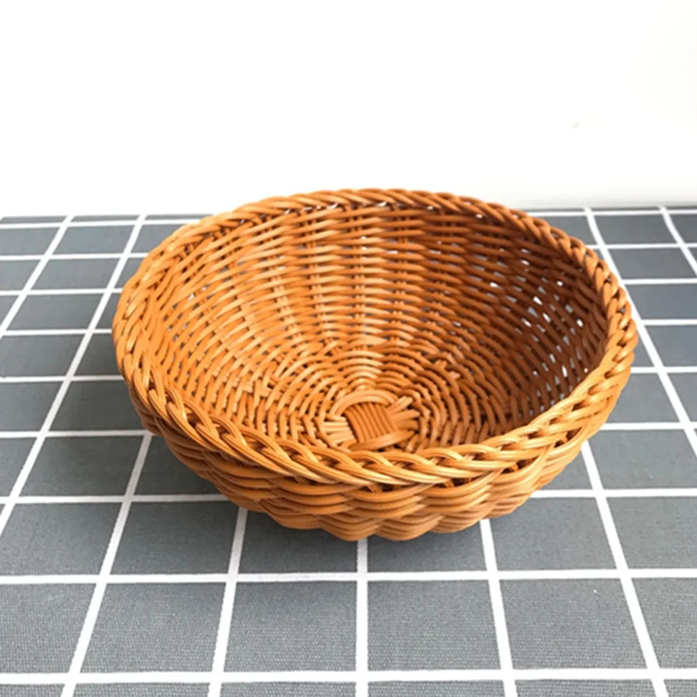 Bread Organizer Natural Rattan Storage Baskets Picnic Basket Desserts Snacks Fruit Basket Round Storage Organizer
Bread Organizer Natural Rattan Storage Baskets Picnic Basket Desserts Snacks Fruit Basket Round Storage Organizer