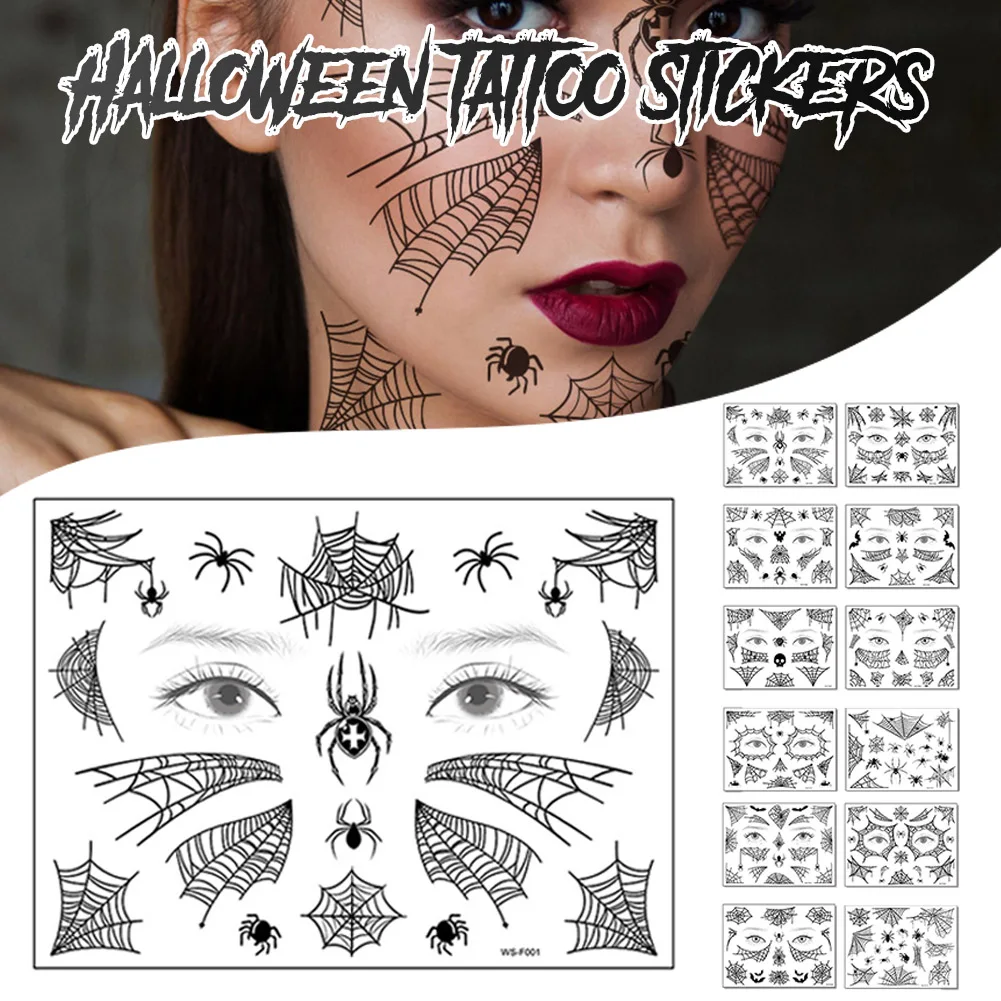 Durable Halloween Temporary Tattoo Sticker Waterproof Fake Spider Web Sticker Realistic Natural Halloween Party Cosplay Supplies
Durable Halloween Temporary Tattoo Sticker Waterproof Fake Spider Web Sticker Realistic Natural Halloween Party Cosplay Supplies