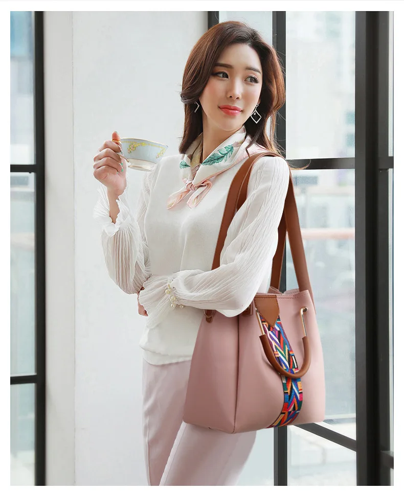 2021 New Korean Fashion Multi Piece Women's Bag Hand Held Single Shoulder Cross Bag Composite Bag
2021 New Korean Fashion Multi Piece Women's Bag Hand Held Single Shoulder Cross Bag Composite Bag