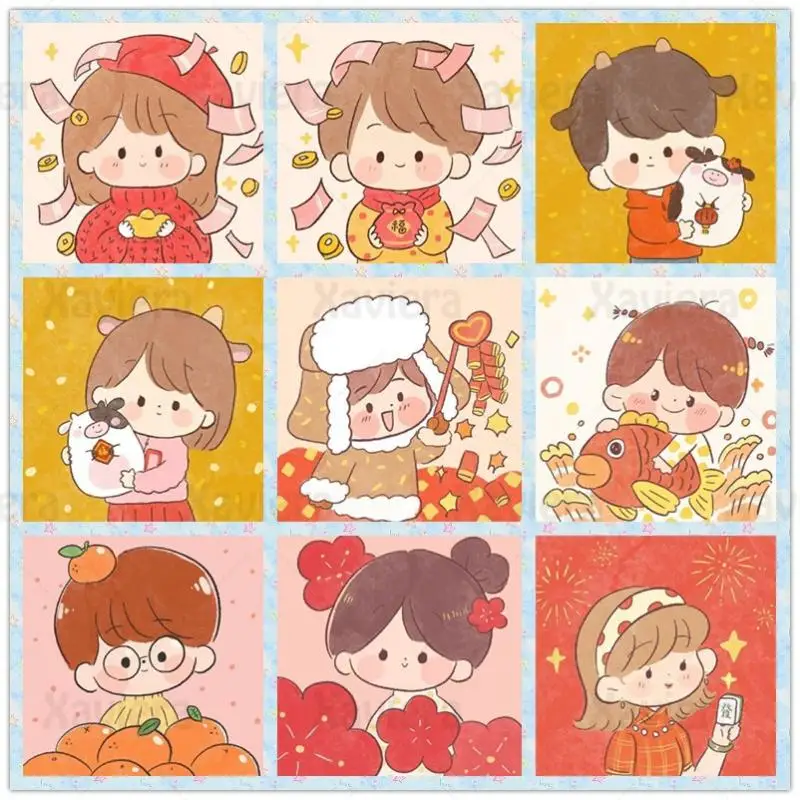 5D Cartoon Girl Boy Diamond Painting Cute Comics Character Portarit DIY Cross Stitch Diamond Embroidery Kits Wall Art Unframed
5D Cartoon Girl Boy Diamond Painting Cute Comics Character Portarit DIY Cross Stitch Diamond Embroidery Kits Wall Art Unframed