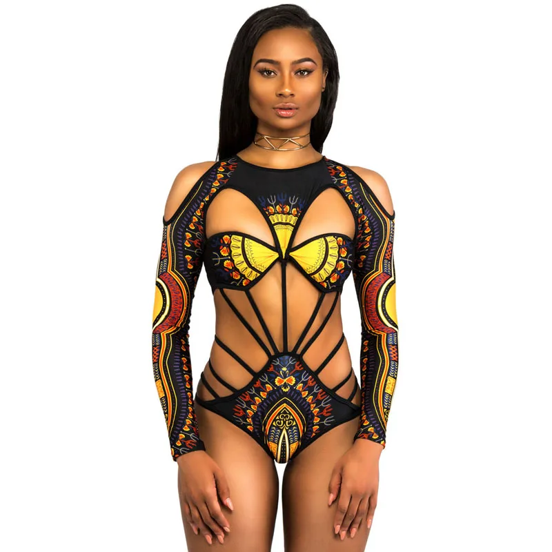 2021 African Printed One Piece Swimsuit Bandage Bodysuit Women Swimwear Sexy High Neck Monokini Beach Wear High Cut Bathing Suit
2021 African Printed One Piece Swimsuit Bandage Bodysuit Women Swimwear Sexy High Neck Monokini Beach Wear High Cut Bathing Suit