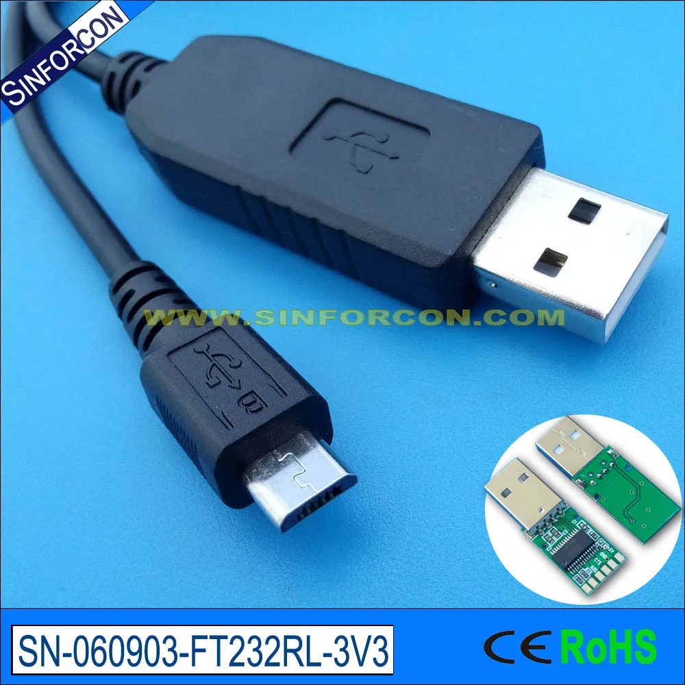Консольный кабель-адаптер Micro USB2.0 TTL последовательный кабель для беспроводной