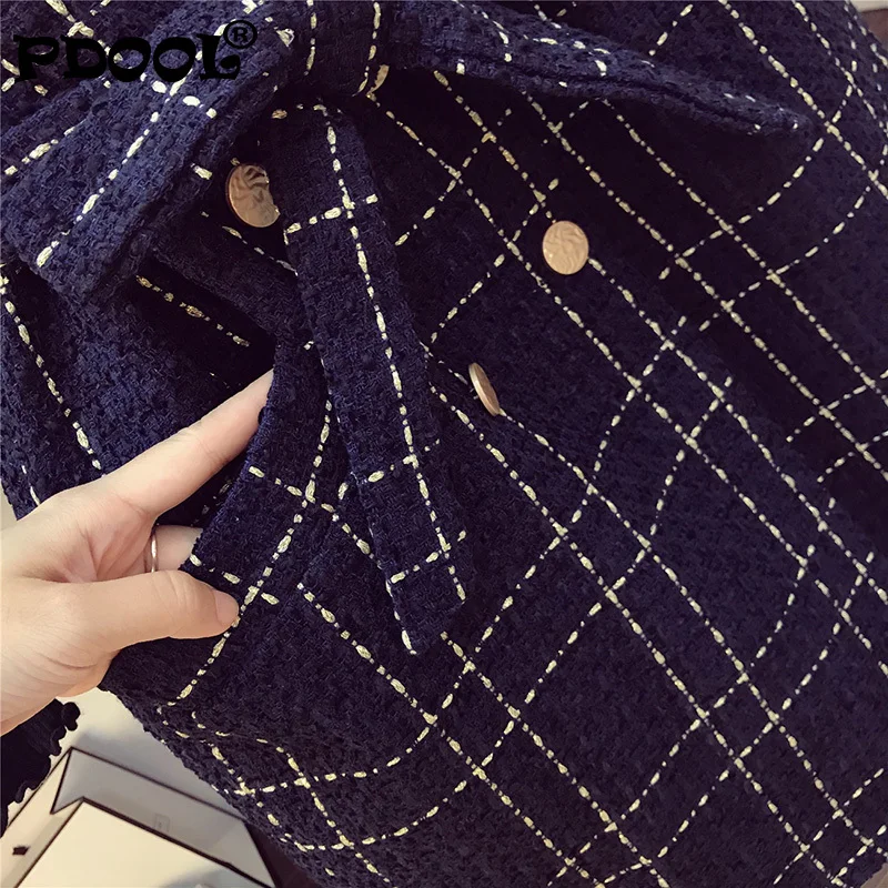 High Quality Autumn Winter Fashion Double-breasted Spaghetti Strap V-Neck Plaid Tweed Party Dress Set 2PCS Matching Set Women
High Quality Autumn Winter Fashion Double-breasted Spaghetti Strap V-Neck Plaid Tweed Party Dress Set 2PCS Matching Set Women