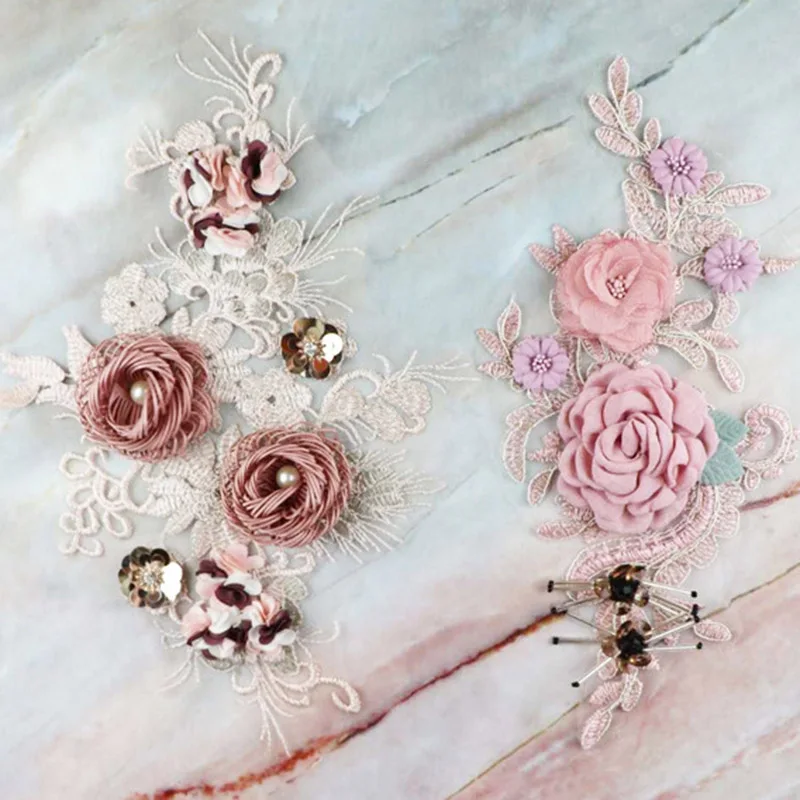 1Pc Fashion Sewing Tool Colorful 3D Flower Embroidery Patches Bridal Lace Sewing Fabric Applique DIY Dress Wedding Patches
1Pc Fashion Sewing Tool Colorful 3D Flower Embroidery Patches Bridal Lace Sewing Fabric Applique DIY Dress Wedding Patches