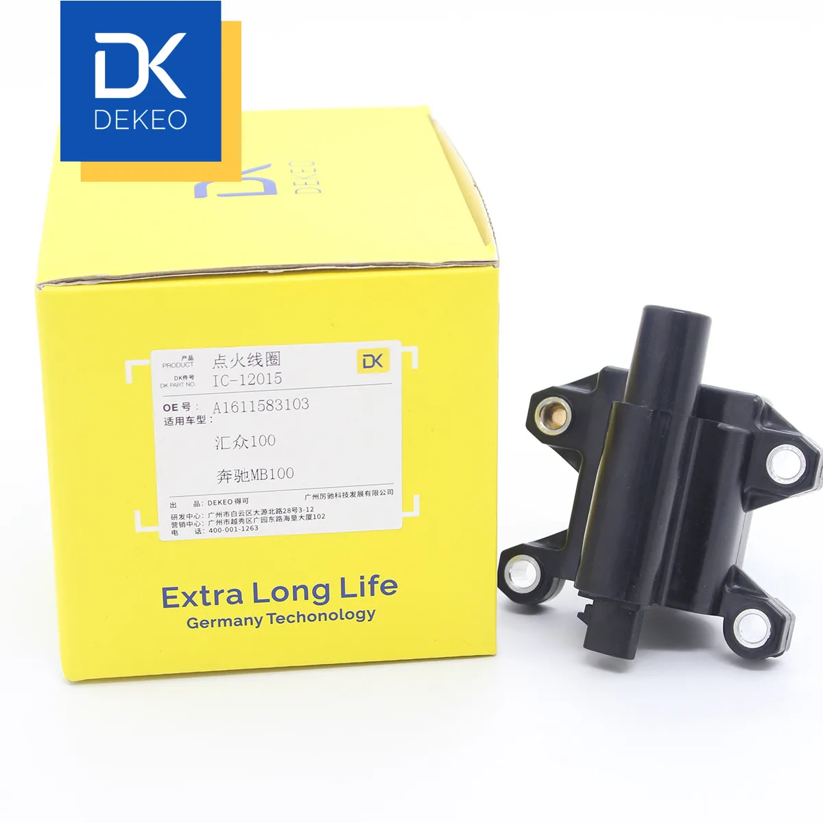 DEKEO Ignition Coils For Benz MB100 SAIC Chase Istana Ssangyong Aiteng Kyron A1611583103
DEKEO Ignition Coils For Benz MB100 SAIC Chase Istana Ssangyong Aiteng Kyron A1611583103