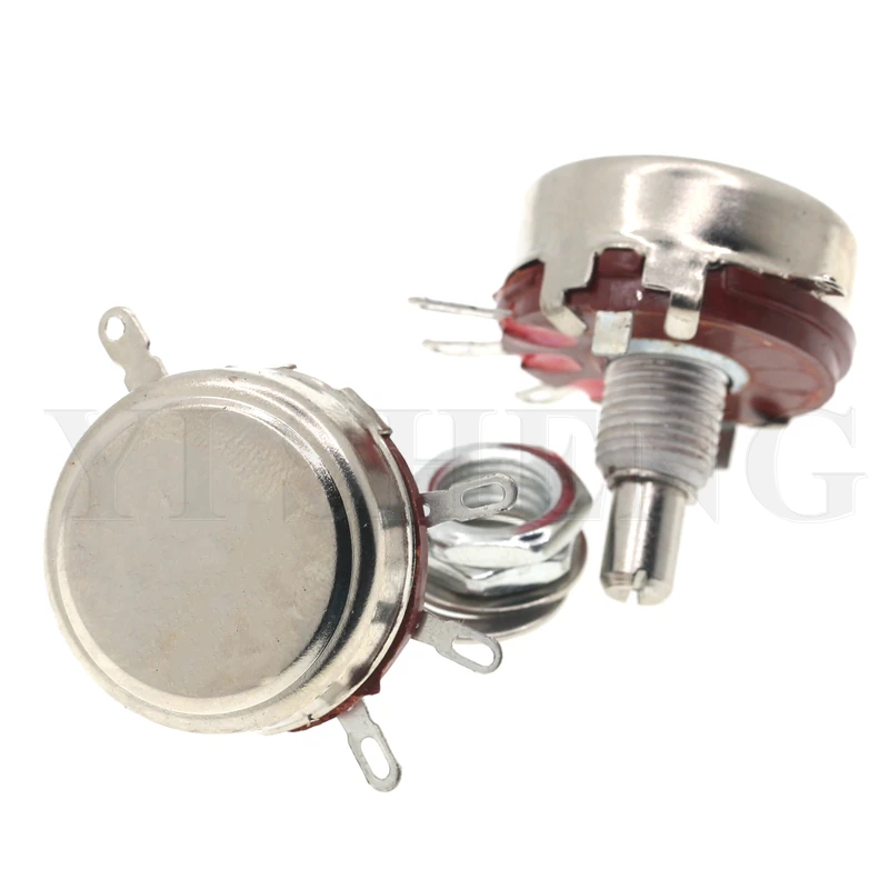 5PCS WTH118 2W 1A Potentiometer 1K 2.2K 4.7K 10K 22K 47K 100K 470K 560K WTH118-2W Round Shaft Carbon Rotary Taper Potentiometer
5PCS WTH118 2W 1A Potentiometer 1K 2.2K 4.7K 10K 22K 47K 100K 470K 560K WTH118-2W Round Shaft Carbon Rotary Taper Potentiometer