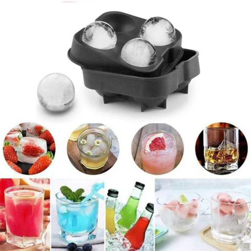 Silicone Ice Cube Flexible Ball Maker 4x4.5cm Sphere Mould Whiskey Cocktail
Silicone Ice Cube Flexible Ball Maker 4x4.5cm Sphere Mould Whiskey Cocktail