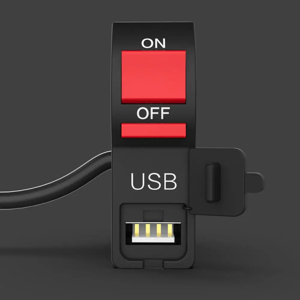 Универсальная кнопка включения/выключения Руля Мотоцикла переключатель контроллера с USB зарядкой 
Универсальная кнопка включения/выключения Руля Мотоцикла переключатель контроллера с USB зарядкой