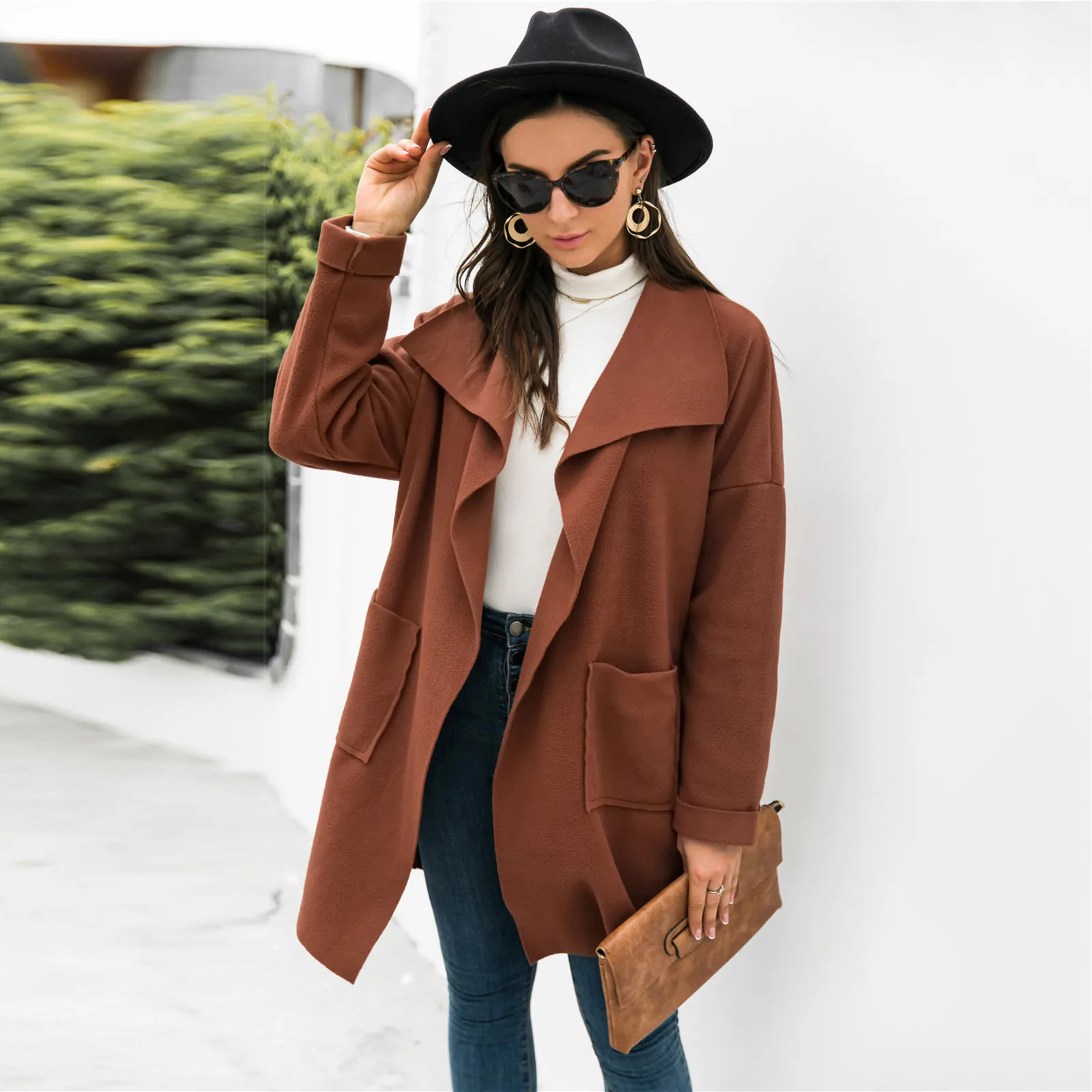 Autumn Women Wool Coats 2022 Casual Cardigan Jackets Woolen Overcoat Elegant Open Front Long Sleeve Ladies Solid Coat Outerwear
Autumn Women Wool Coats 2022 Casual Cardigan Jackets Woolen Overcoat Elegant Open Front Long Sleeve Ladies Solid Coat Outerwear