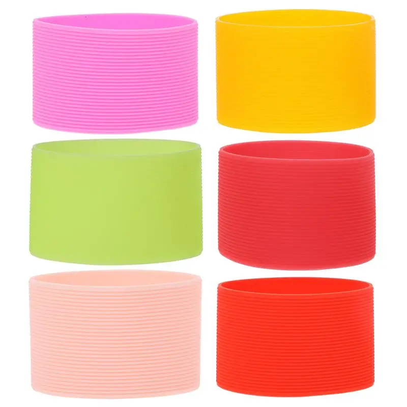 6pcs Baby Feeding Bottle Cover Silicone Protective Insulation Bottle Sleeve
6pcs Baby Feeding Bottle Cover Silicone Protective Insulation Bottle Sleeve