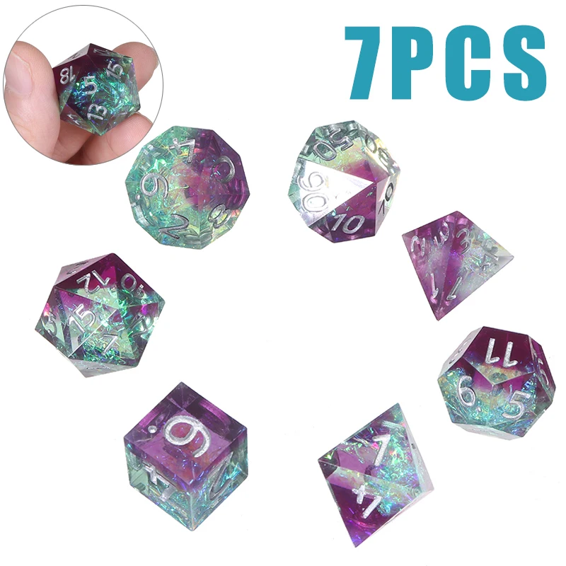 Handmade Resin Digital Dice Sharp Edge Transparent Number Dice Entertainment For Board Games D4 D6 D8 D10 D12 D20
Handmade Resin Digital Dice Sharp Edge Transparent Number Dice Entertainment For Board Games D4 D6 D8 D10 D12 D20