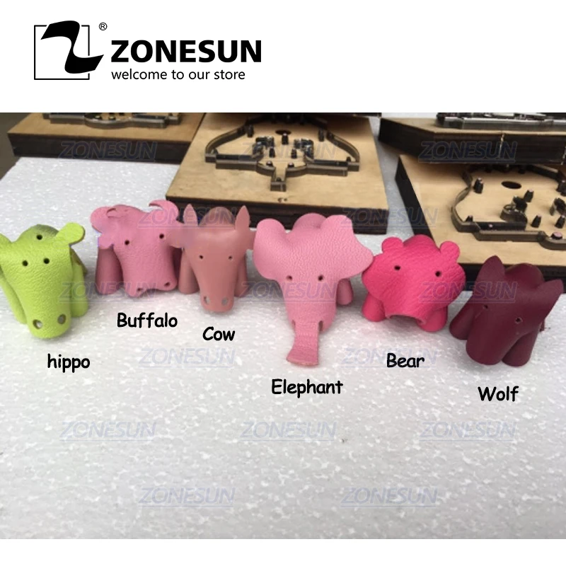 ZONESUN Custom Leather Die Cuts For Handmade Animals Key Ring DIY Key Chain Hang Decoration Cutting Clicker Die Steel Rule Die
ZONESUN Custom Leather Die Cuts For Handmade Animals Key Ring DIY Key Chain Hang Decoration Cutting Clicker Die Steel Rule Die