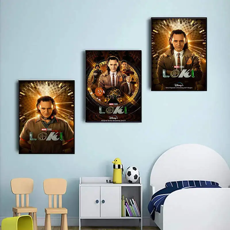 Avengers Movie Loki Season 1 TV Series Poster American Superhero Canvas Painting Bedroom Decoration Figure Painting
Avengers Movie Loki Season 1 TV Series Poster American Superhero Canvas Painting Bedroom Decoration Figure Painting