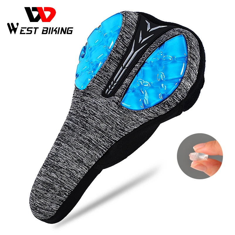 WEST BIKING Bicycle Saddle Cover 3D Liquid Silicon Gels Cycling Seat Mat Comfortable Cushion Soft Anti Slip Bike Saddle Cover 
WEST BIKING Bicycle Saddle Cover 3D Liquid Silicon Gels Cycling Seat Mat Comfortable Cushion Soft Anti Slip Bike Saddle Cover