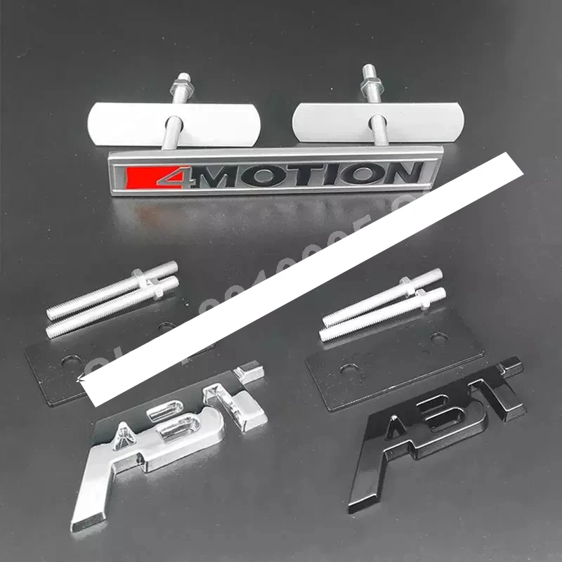 Letters Emblem for ABT 4MOTION Car Front Grille Mesh Badge Trunk Fender Side Logo Sticker for Audi VW Big Small Black Chrome
Letters Emblem for ABT 4MOTION Car Front Grille Mesh Badge Trunk Fender Side Logo Sticker for Audi VW Big Small Black Chrome