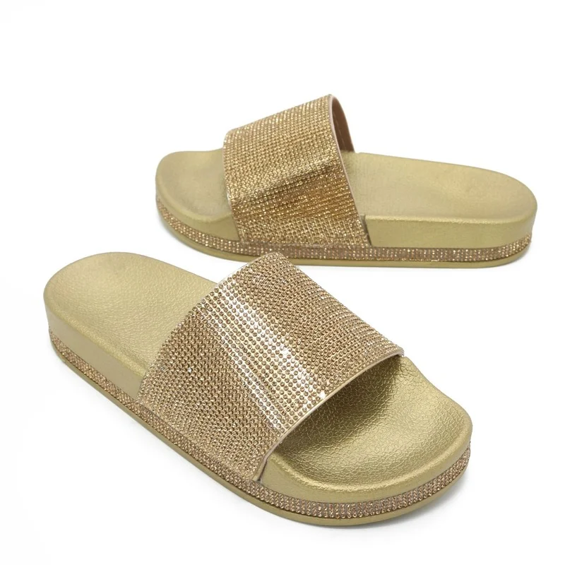 Summer 2022 New Flats Slippers for Women Fashion Crystal Platform Women Slippers Solid Casual Comfortable Slides for Women
Summer 2022 New Flats Slippers for Women Fashion Crystal Platform Women Slippers Solid Casual Comfortable Slides for Women