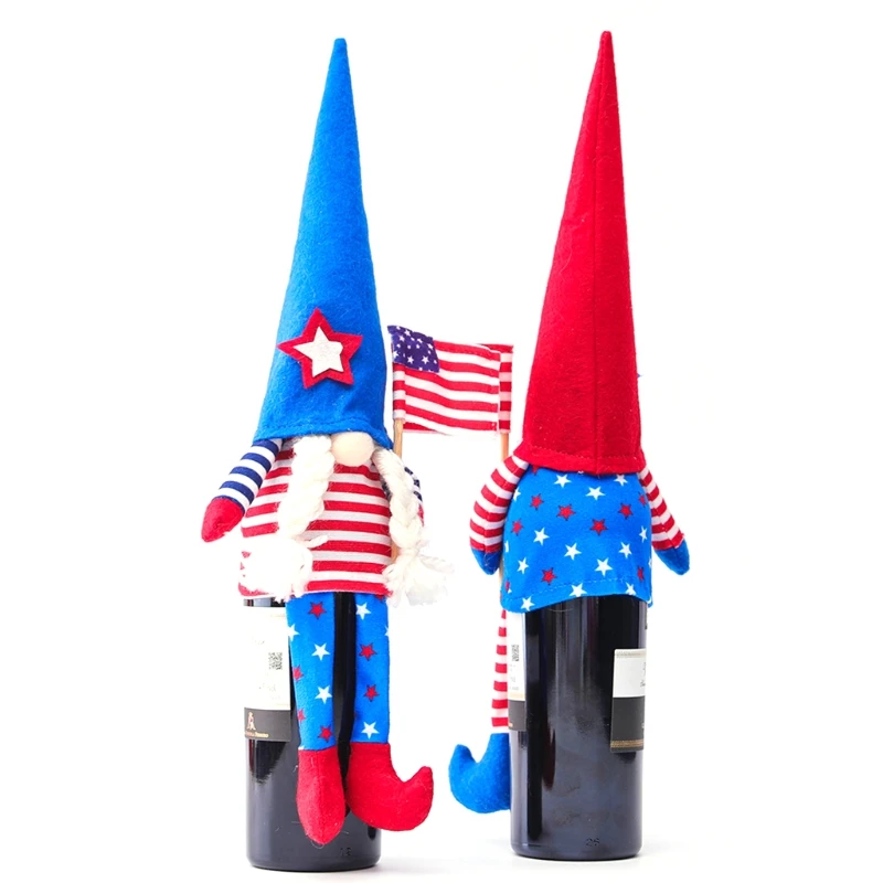 Patriotic Gnome Wine Bottle Cover Handmade Tomte Swedish Gnomes Couple Wine Bottle Toppers American President Election
Patriotic Gnome Wine Bottle Cover Handmade Tomte Swedish Gnomes Couple Wine Bottle Toppers American President Election