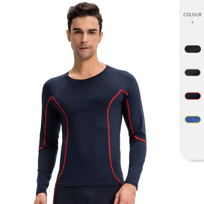 Casual Tops Men T-Shirt Long Sleeve Tight Fitness Shirts Sport Workout Running Compression Shirt Sweat Quick Dry Gym Clothing
Casual Tops Men T-Shirt Long Sleeve Tight Fitness Shirts Sport Workout Running Compression Shirt Sweat Quick Dry Gym Clothing