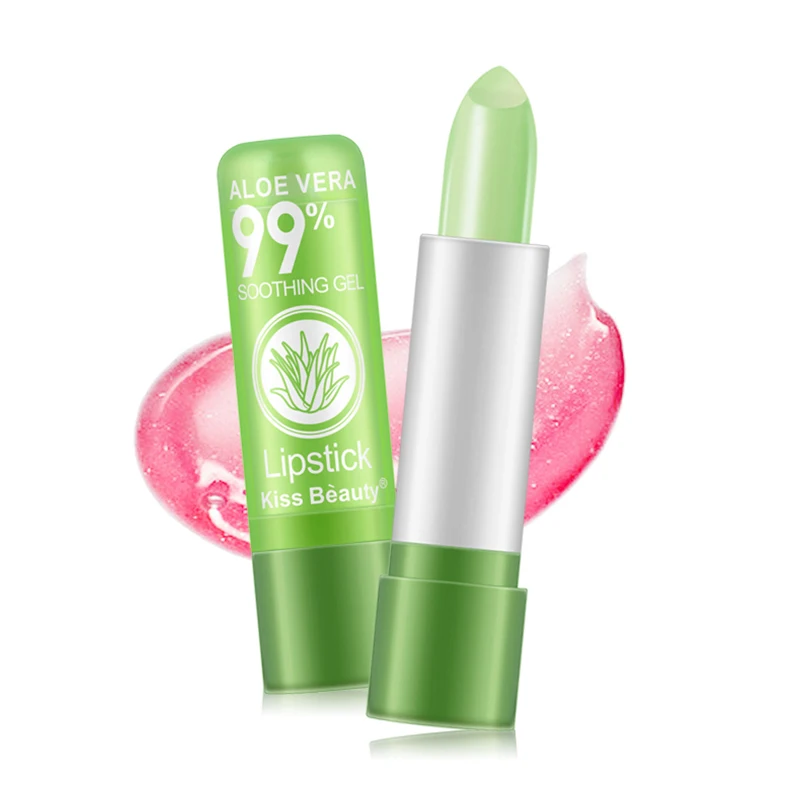 1pcs Aloe Vera Lipstick Color Changing Lip Balm Lasting Moisturizing Moisturizing Waterproof Temperature Change Lip Balm Tool
1pcs Aloe Vera Lipstick Color Changing Lip Balm Lasting Moisturizing Moisturizing Waterproof Temperature Change Lip Balm Tool