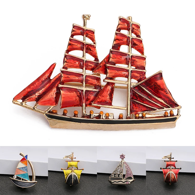 New Sailboat Lighthouse Fish Brooches Man Women Sailboat Helm Enamel Lapel Pins And Brooches Jewellery Gift
New Sailboat Lighthouse Fish Brooches Man Women Sailboat Helm Enamel Lapel Pins And Brooches Jewellery Gift