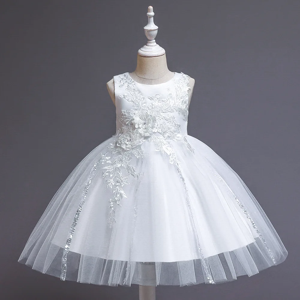 White Lace Tutu Flower Girl Dresses Sheer Short Sleeveless Kids Birthday Communion Dress 2021Summer Party Gowns
White Lace Tutu Flower Girl Dresses Sheer Short Sleeveless Kids Birthday Communion Dress 2021Summer Party Gowns