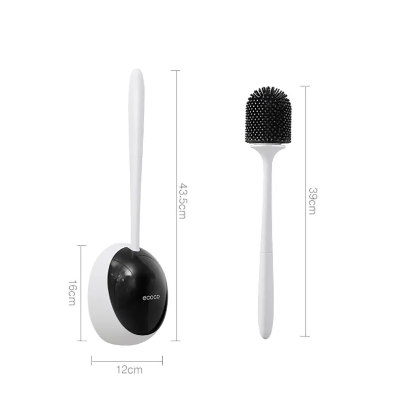 TPR Silicone Head Toilet Brush Quick Drain Cleaning Tool Wall-mounted Or Floor-standing Cleaning Brush Bathroom Accessories
TPR Silicone Head Toilet Brush Quick Drain Cleaning Tool Wall-mounted Or Floor-standing Cleaning Brush Bathroom Accessories