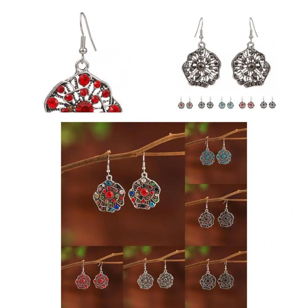 Drop Earrings Anti-oxidation Fade-less Boho Chandelier Dangle Drop Earrings Rhinestone Earrings Dangle Earrings 1Pair
Drop Earrings Anti-oxidation Fade-less Boho Chandelier Dangle Drop Earrings Rhinestone Earrings Dangle Earrings 1Pair