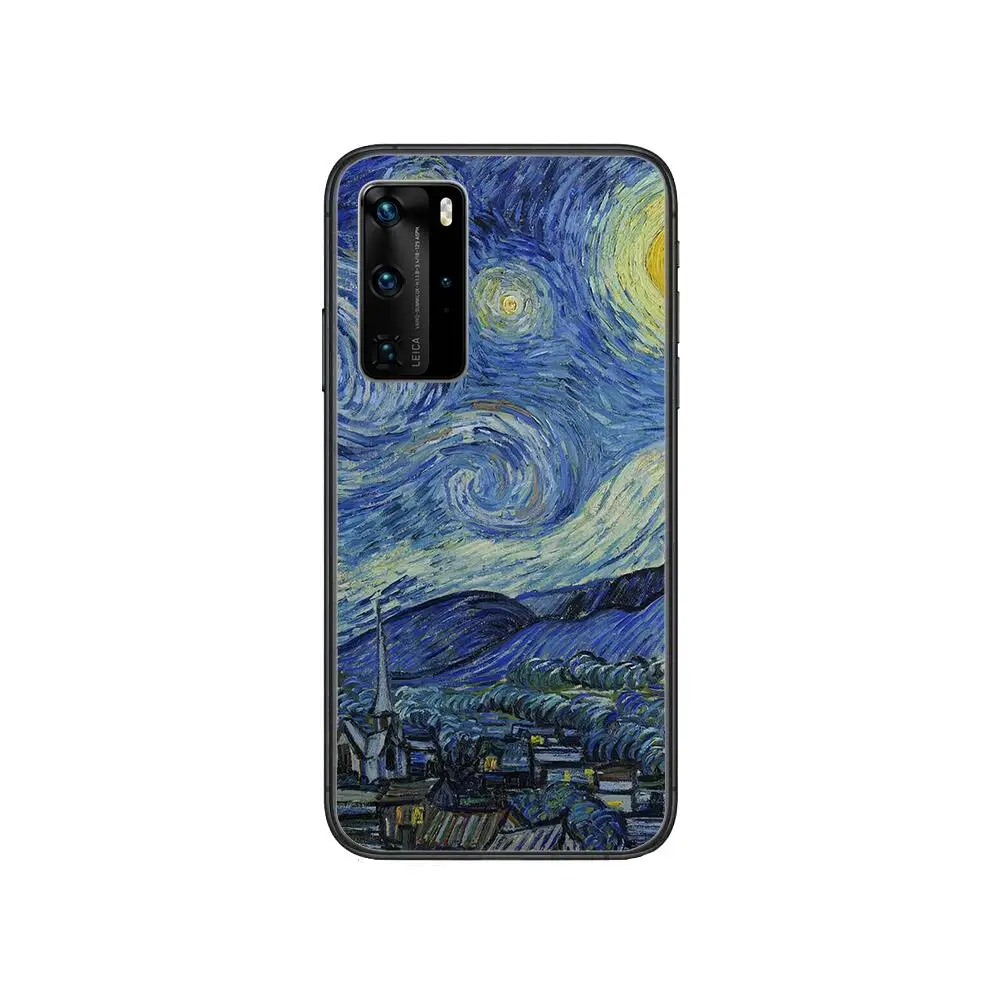 Van Gogh Art Oil Painting Clear Phone Case For Huawei Honor 20 10 9 8A 7 5T X Pro Lite 5G Black Etui Coque Hoesjes Comic Fash 
Van Gogh Art Oil Painting Clear Phone Case For Huawei Honor 20 10 9 8A 7 5T X Pro Lite 5G Black Etui Coque Hoesjes Comic Fash