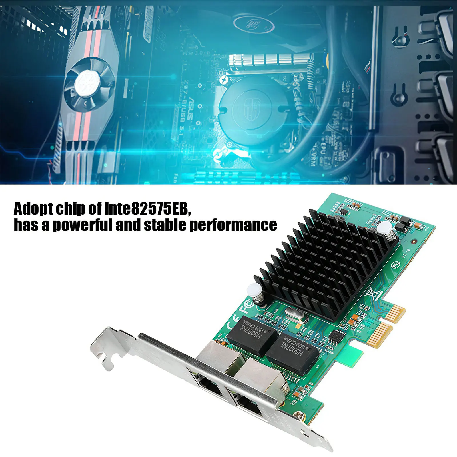 For INTEL 82575EB Gigabit PCI-E Dual Port Network Adapter Card Desktop 1000Mbps Server NIC LED 2021 Hot Network Controller
For INTEL 82575EB Gigabit PCI-E Dual Port Network Adapter Card Desktop 1000Mbps Server NIC LED 2021 Hot Network Controller