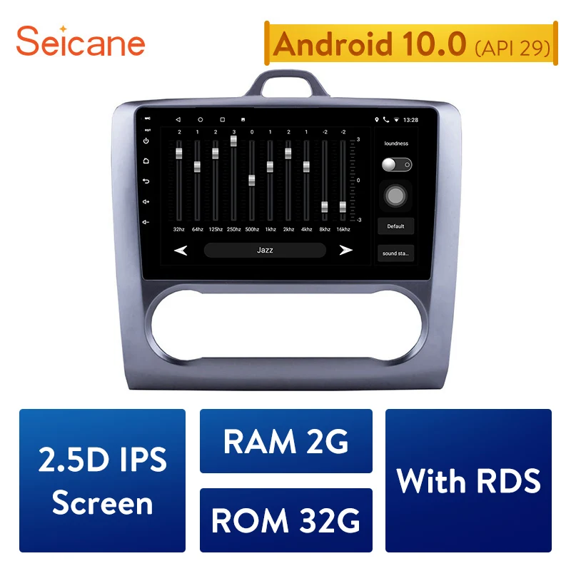 Seicane 2DIN Android 10.0 GPS Navigation Touchscreen 4-core Car Radio for 2004 2005-2011 Ford Focus Exi AT with FM AUX Bluetooth
Seicane 2DIN Android 10.0 GPS Navigation Touchscreen 4-core Car Radio for 2004 2005-2011 Ford Focus Exi AT with FM AUX Bluetooth