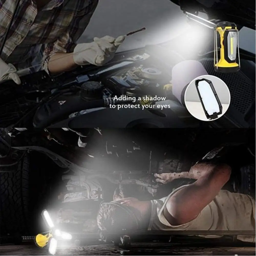 COB LED LED Worklight Flashlight Foldable Camping Lantern Tent Lamp Outdoor Tool Hiking Night Light 1200mAh Fishing
COB LED LED Worklight Flashlight Foldable Camping Lantern Tent Lamp Outdoor Tool Hiking Night Light 1200mAh Fishing