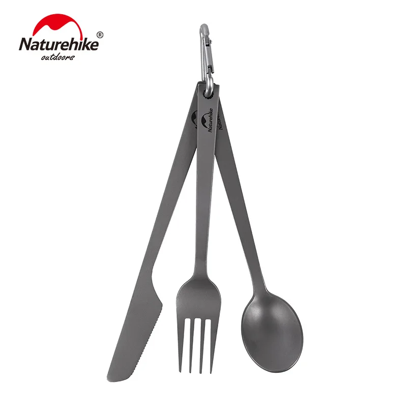 Naturehike Lightweight Titanium Cutlery Knife Fork Spoon Ultralight Portable High Strength Cutlery Camping Picnic NH19T012-D
Naturehike Lightweight Titanium Cutlery Knife Fork Spoon Ultralight Portable High Strength Cutlery Camping Picnic NH19T012-D
