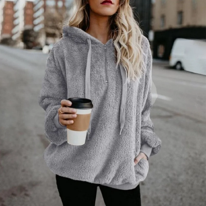 ZOGAA Hoodies Streetwear Long-Sleeved Zipper Plus Fleece Hooded Solid Color Women's Plush Sweatshirt Coat Harajuku Female Hoodie
ZOGAA Hoodies Streetwear Long-Sleeved Zipper Plus Fleece Hooded Solid Color Women's Plush Sweatshirt Coat Harajuku Female Hoodie