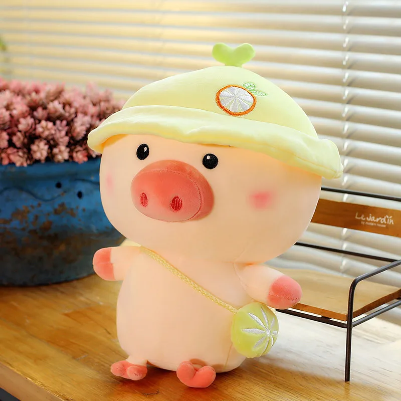 25/35/45cm Cute Backpack Fruit Pig Plush Stuffed Toys Cartoon Creative Animals Doll For Kids Baby Girl Birthday Christmas Gift
25/35/45cm Cute Backpack Fruit Pig Plush Stuffed Toys Cartoon Creative Animals Doll For Kids Baby Girl Birthday Christmas Gift